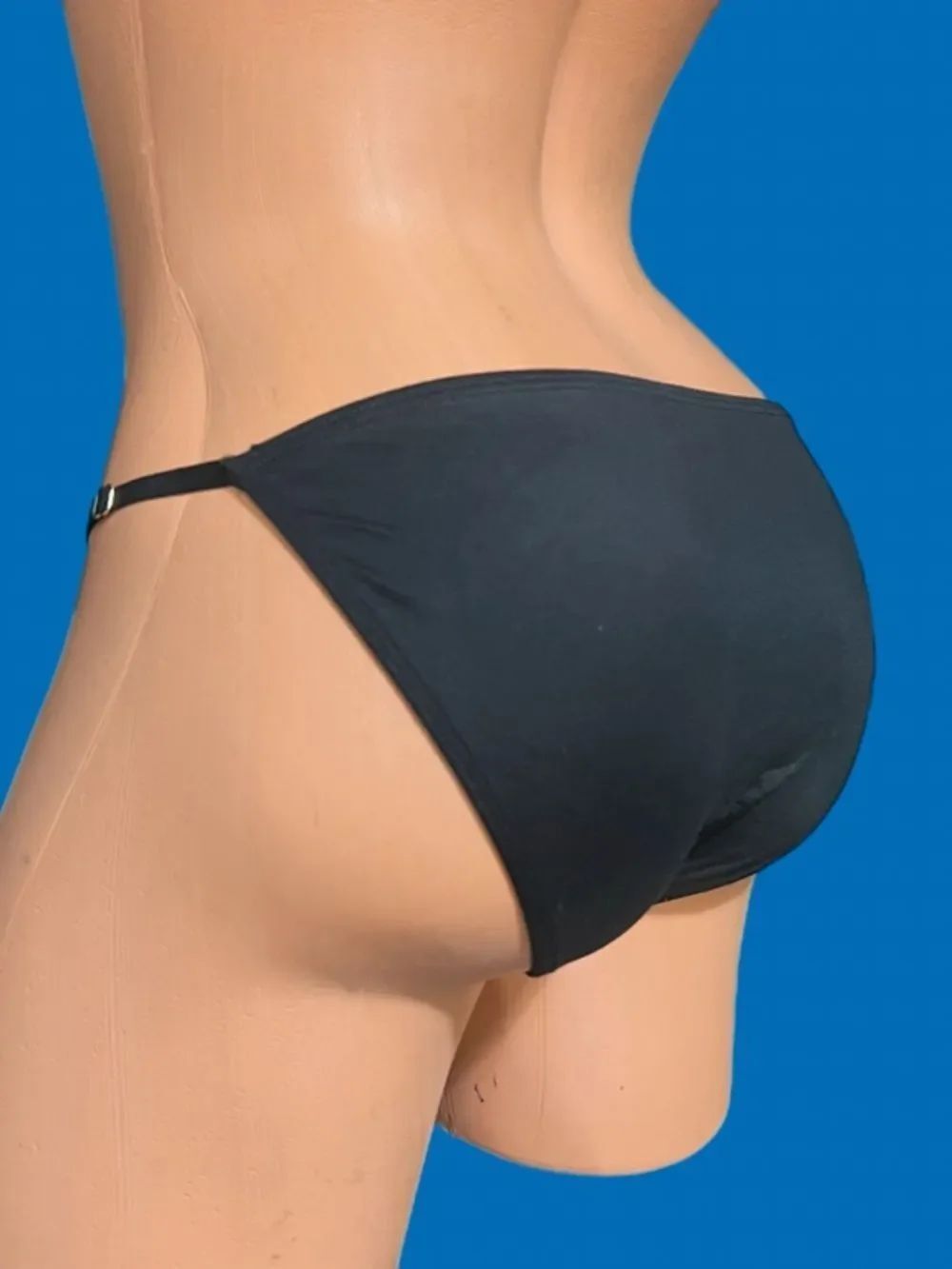 Victorias Secret Sexy Satin string adjustable straps bikini panty black Small